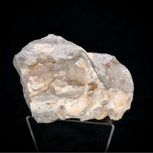 💎Chalcedony & Druzy Quartz Nodule – Natural Geode Formation – 1 lb 0.6 oz